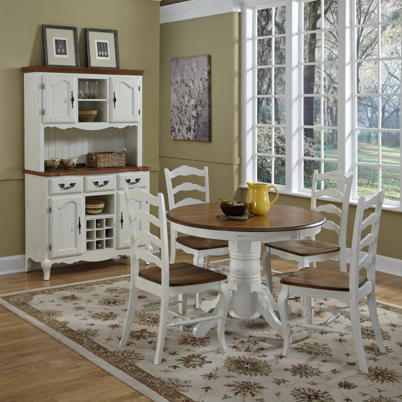 Charlton Home® Anjelita Round Solid Wood Dining Table & Reviews Wayfair